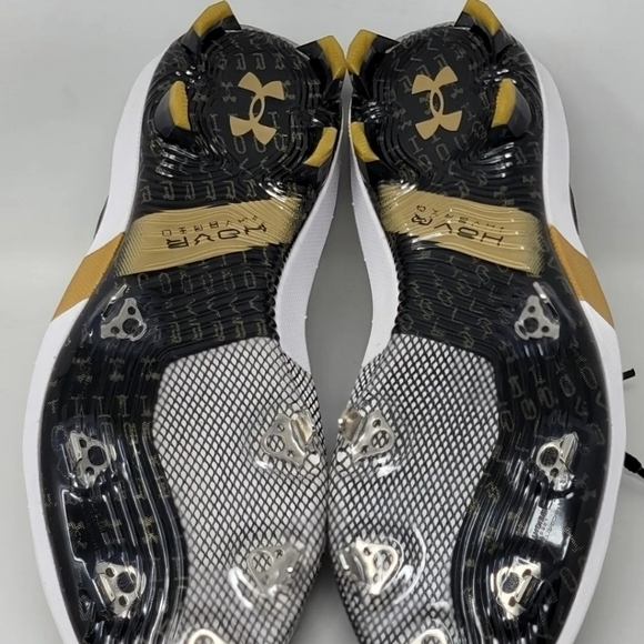 Under Armour Harper 6 Low ST Baseball Cleats Shoe Black 3024315-001 Men Sz Multi main image 5